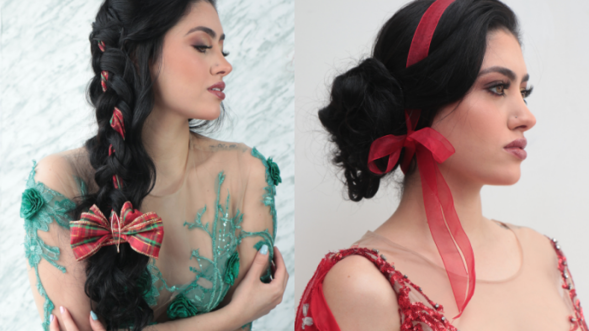 Peinados con cintas.