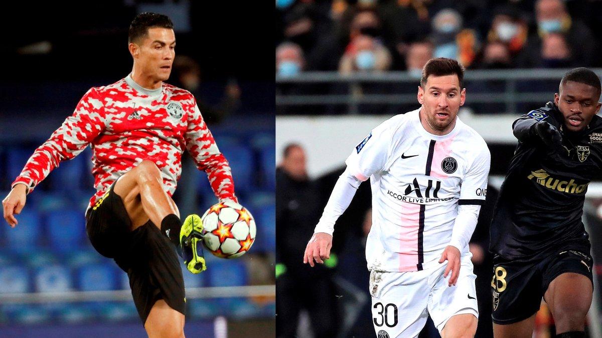 Cristiano Ronaldo (izquierda) ha cambiado de aires y se marchó de Turín a Manchester y Messi abandonó su Barcelona de siempre por el París Saint Germain francés.