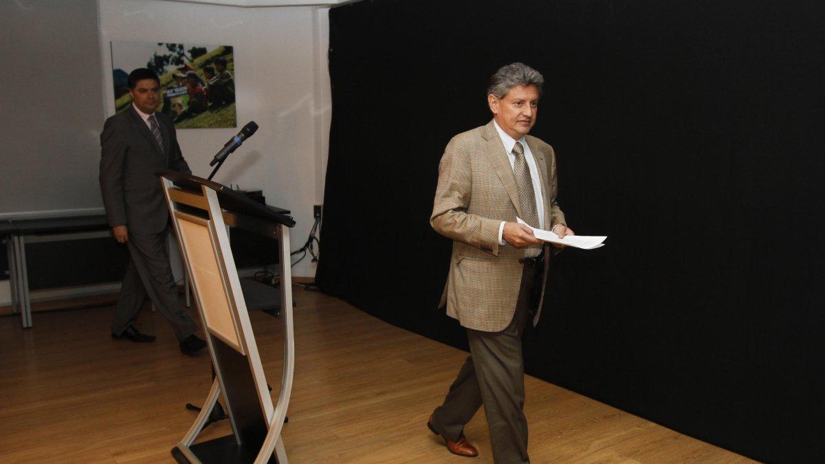 Salida. Pedro Delgado renunció al Banco Central el 19 de diciembre de 2012 y luego viajó hacia EE. UU.