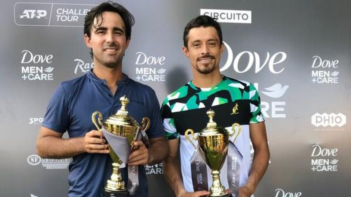 Hildago (i) ganó el fin de semana el título del Challenger de Santa Cruz, en Bolivia y llegaba a Argentina como favorito con Thiem.