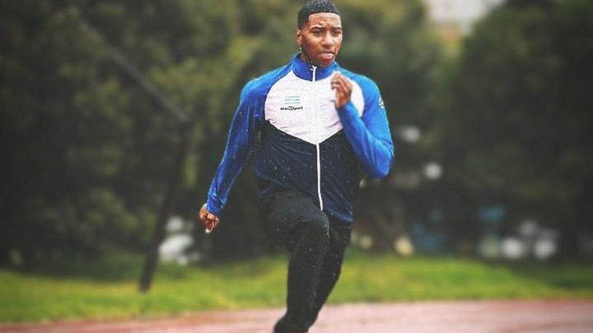 Xavier Casierra, uno de los deportistas que se alistan en Quito.