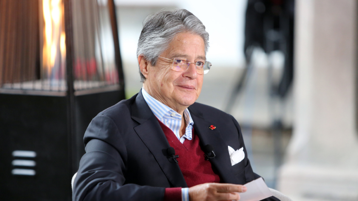 Guillermo Lasso en la entrevista de este 15 de marzo.