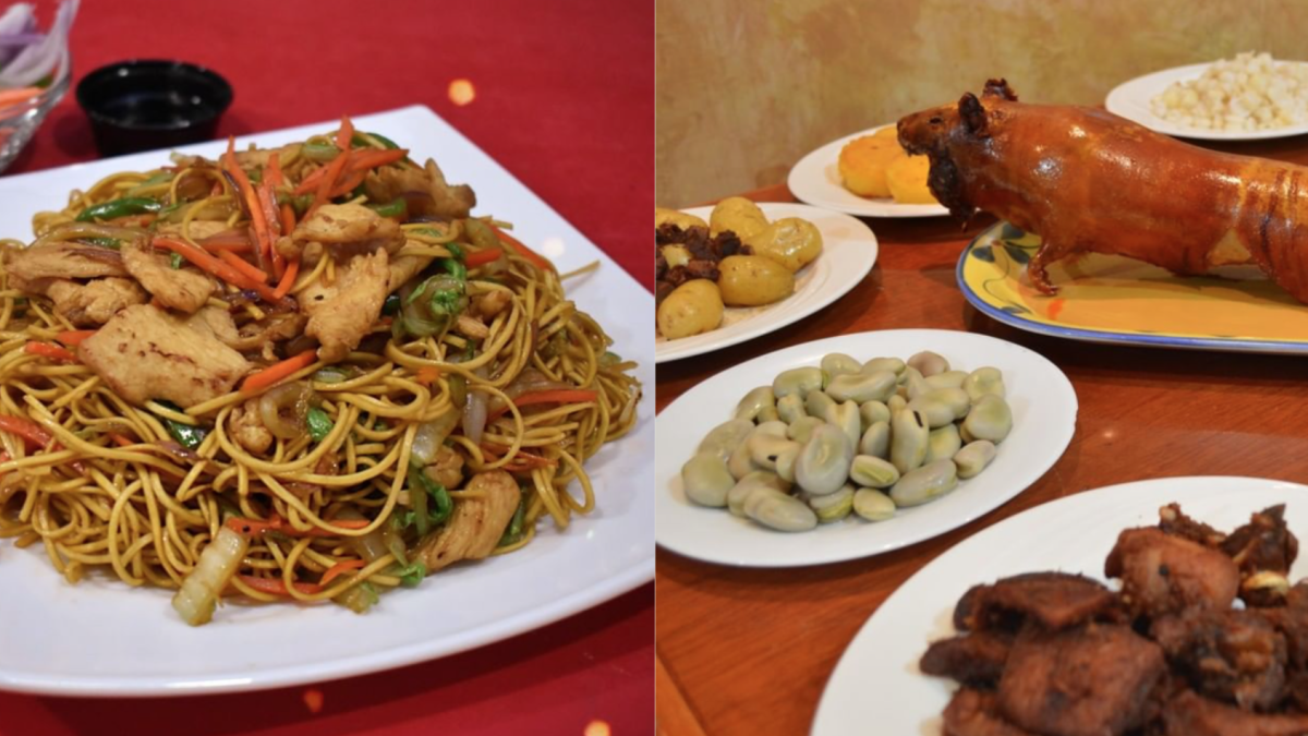 Platos de La Gran Muralla y Marabú.