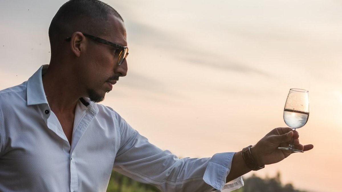 El catador César Julián Espinoza.