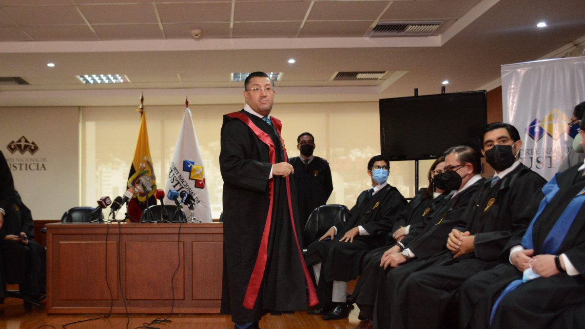 El 17 de mayo pasado, Saquicela reitró la terna para la selección del nuevo presidente de la Judicatura.