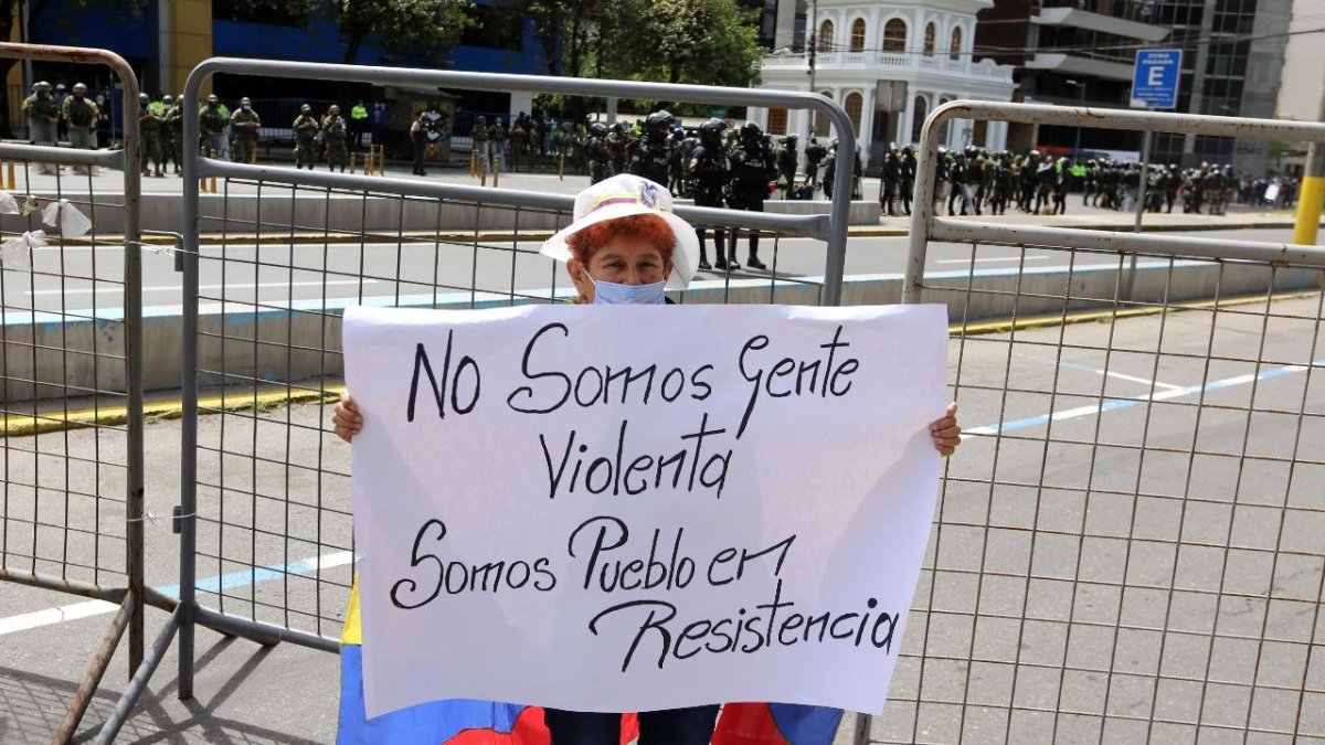 Aprehensión. El edificio de Flagrancia de Quito permaneció por varias horas con resguardo militar y policial.