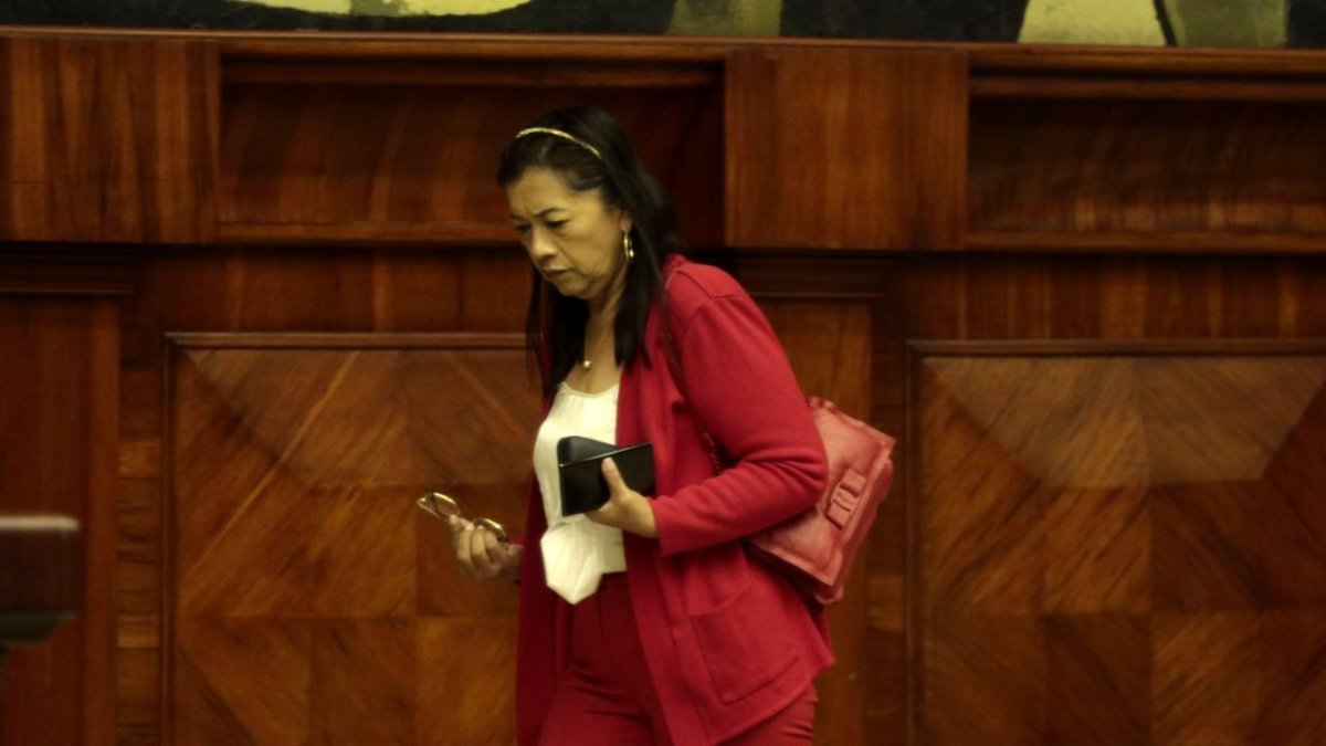 Guadalupe Llori asegura que se vulneraron sus derechos con la decisión de removerla del cargo de presidenta de la Asamblea.