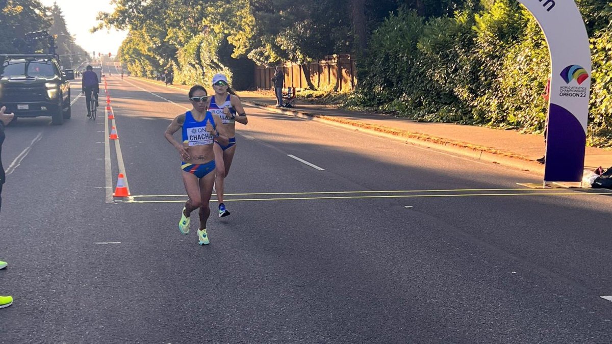 Chacha (i) y Bonilla alcanzaron a llegar hasta el kilómetro 24.