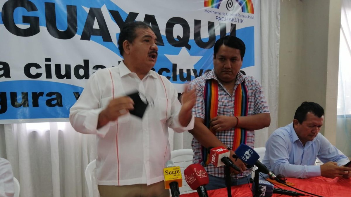 Unidad Popular y Pachakutik anunciaron una alianza electoral en Guayas. Presentaron a Ecuador Montenegro como candidato a la Alcaldía de Guayaquil.