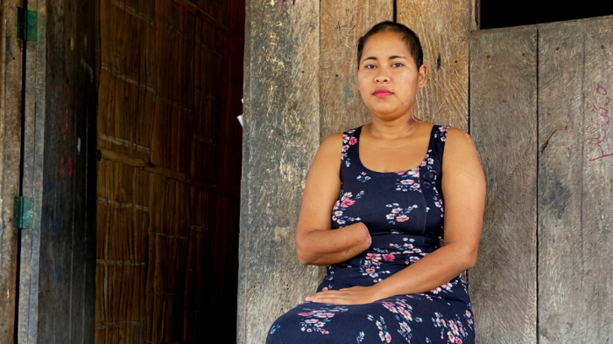 Unos 20 cortes entre su cabeza, cuello, brazos, tórax y cadera fue el resultado del ataque de su expareja.