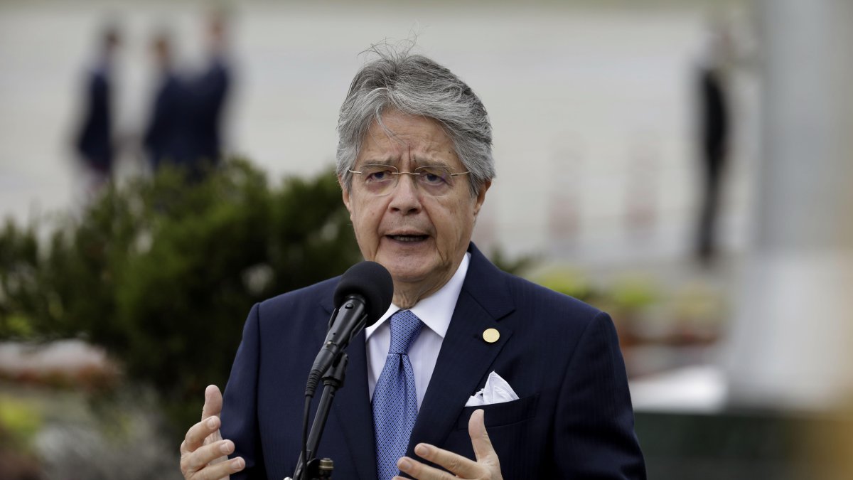 Imagen de archivo del presidente de Ecuador, Guillermo Lasso