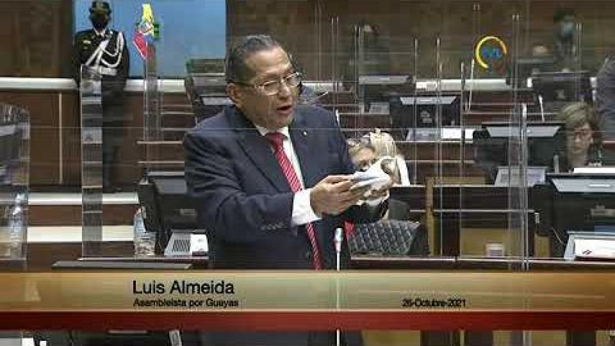 Denuncia. Según el legislador Almeida expuso el caso en el pleno de la Asamblea Nacional y no se han movido reacciones.