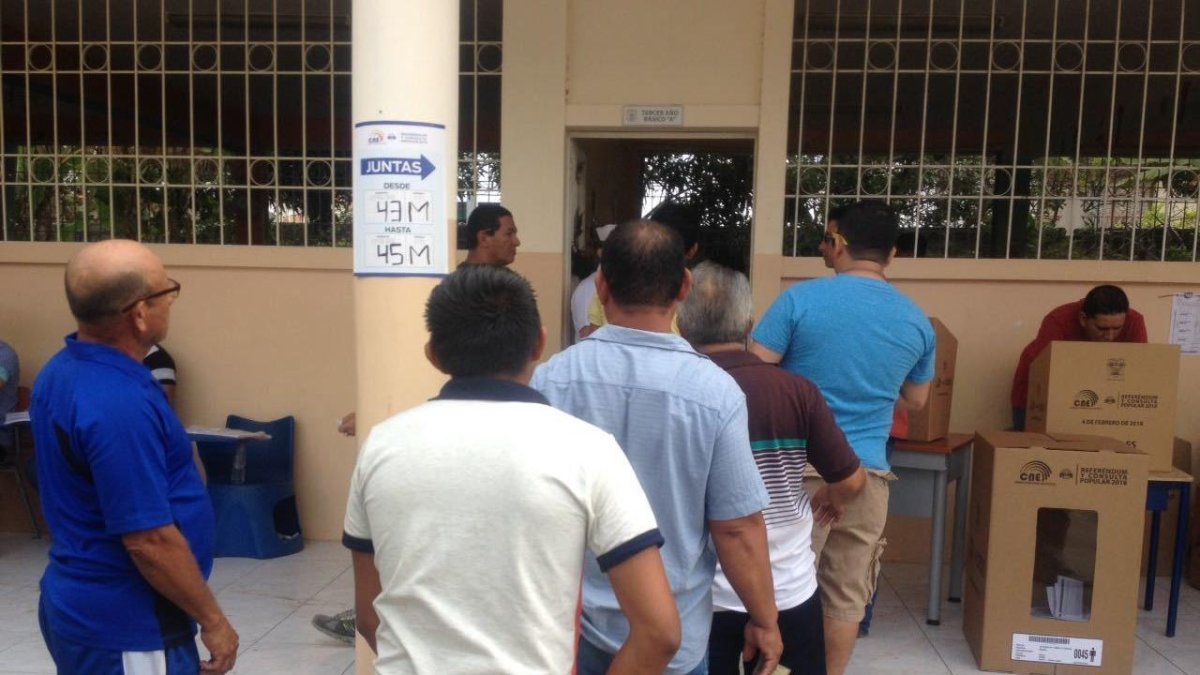 En el 2018, los ecuatorianos fueron a las urnas para decidir sobre temas relacionados con la lucha contra la corrupción, la reelección indefinida, la protección a la niñez, entre otros.