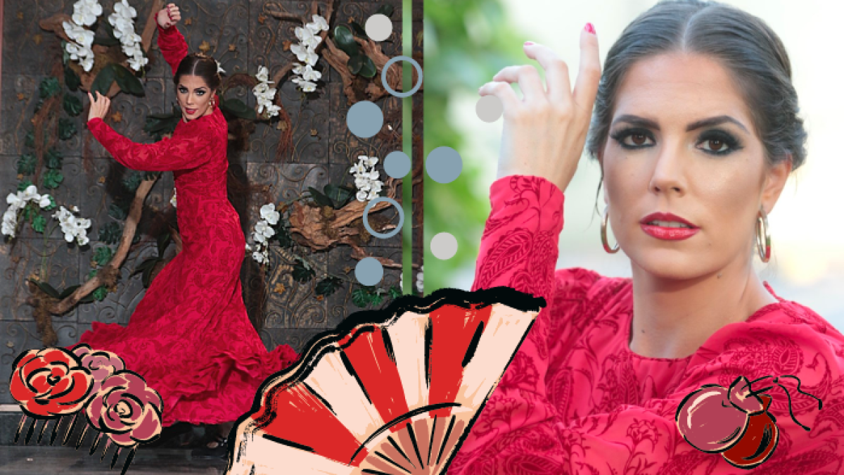 La bailaora Cristina Aguilera, posa para revista Semana