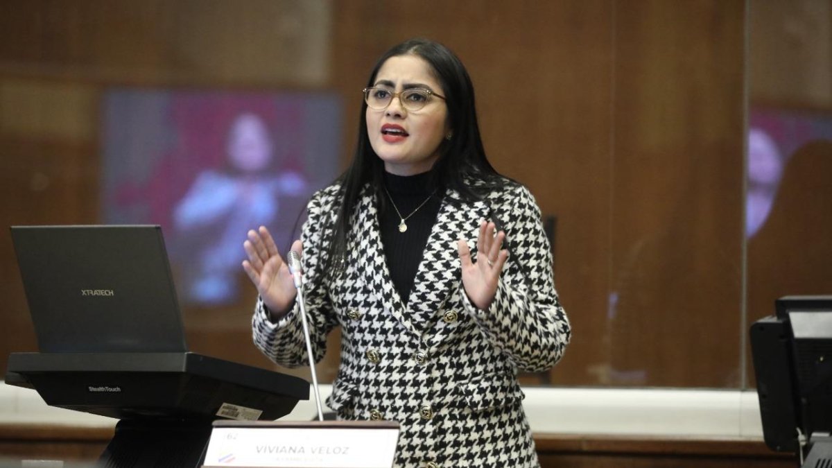 La proponente de la moción de censura y destitución fue la correísta Viviana Veloz.