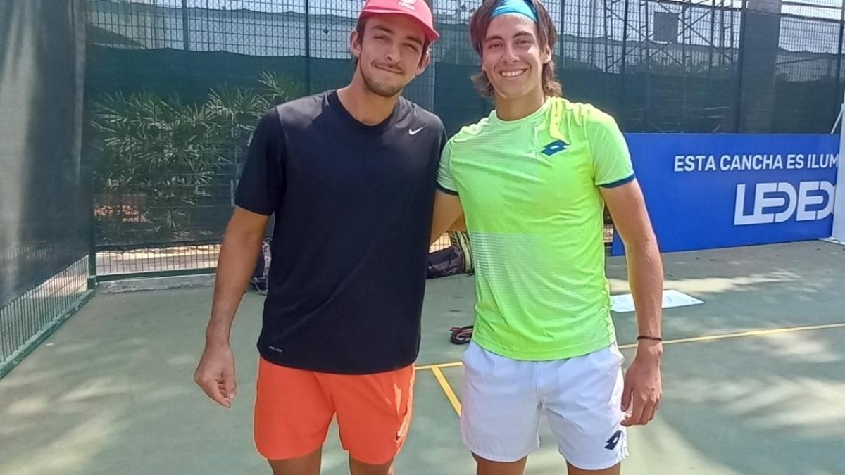 Los ecuatorianos Andrés Andrade y Álvaro Guillén se enfrentan este miércoles en singles.