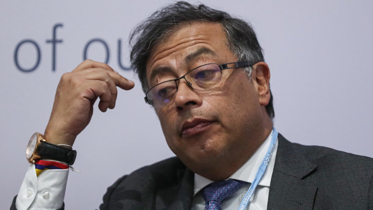 Gustavo Petro en Sharm el Sheij, Egipto.