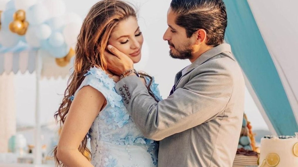 Constanza con su esposo Nelson.