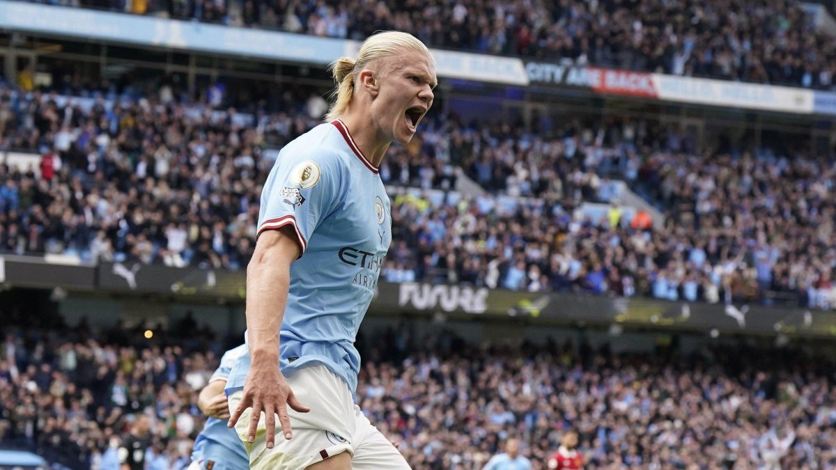 El delantero noruego acumula 23 goles en 16 partidos esta temporada con el Manchester City.