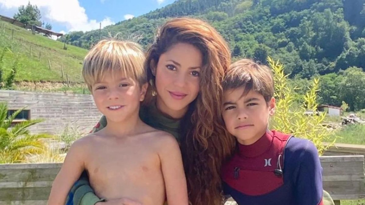 Shakira y sus hijos