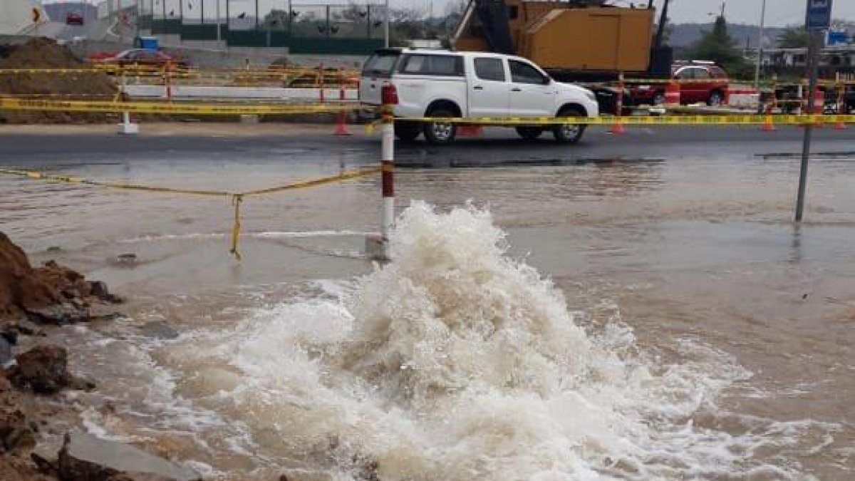 Servicio. La semana pasada este problema se replicó en la misma zona.