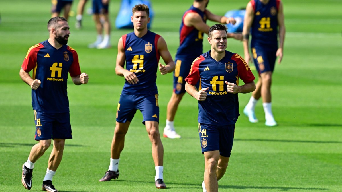 Dani Carvajal, lateral de Real Madrid e internacional con España, sufrió un resfriado.