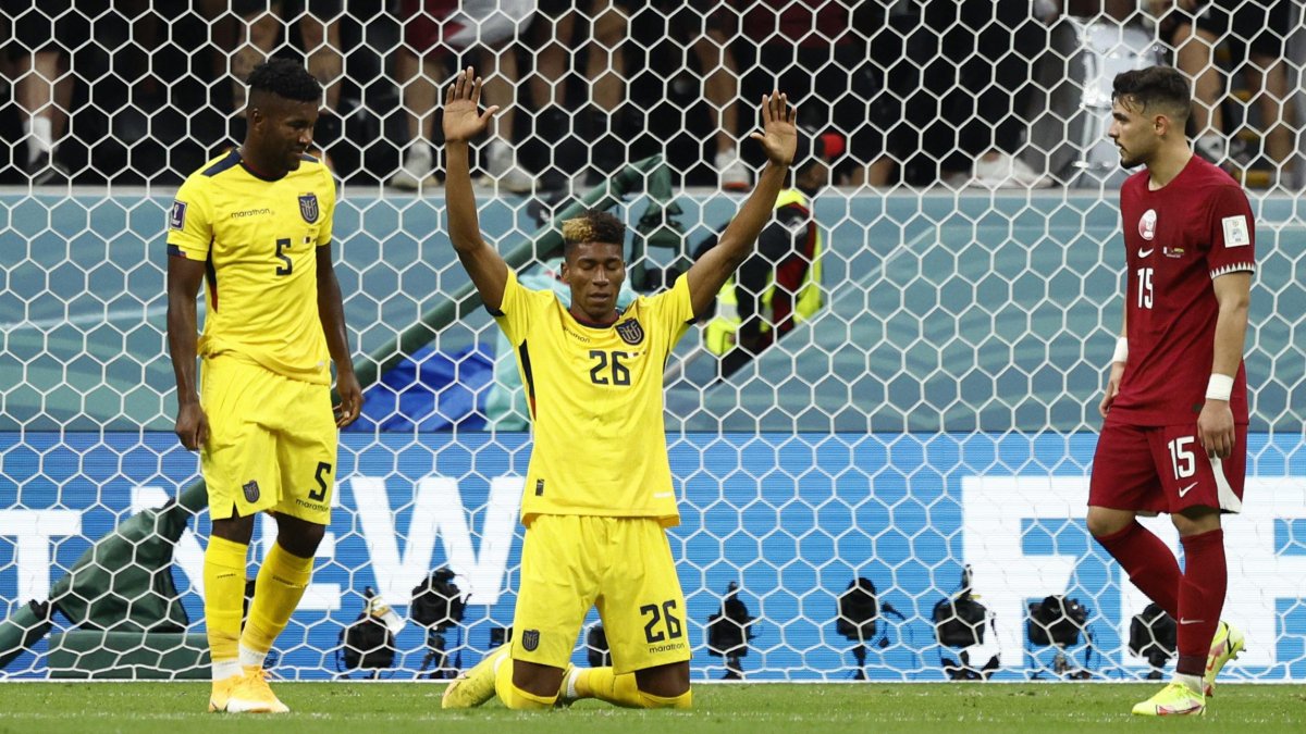 El delantero ecuatoriano, Kevin Rodríguez, tuvo su debut en la Copa del Mundo con la Tri.