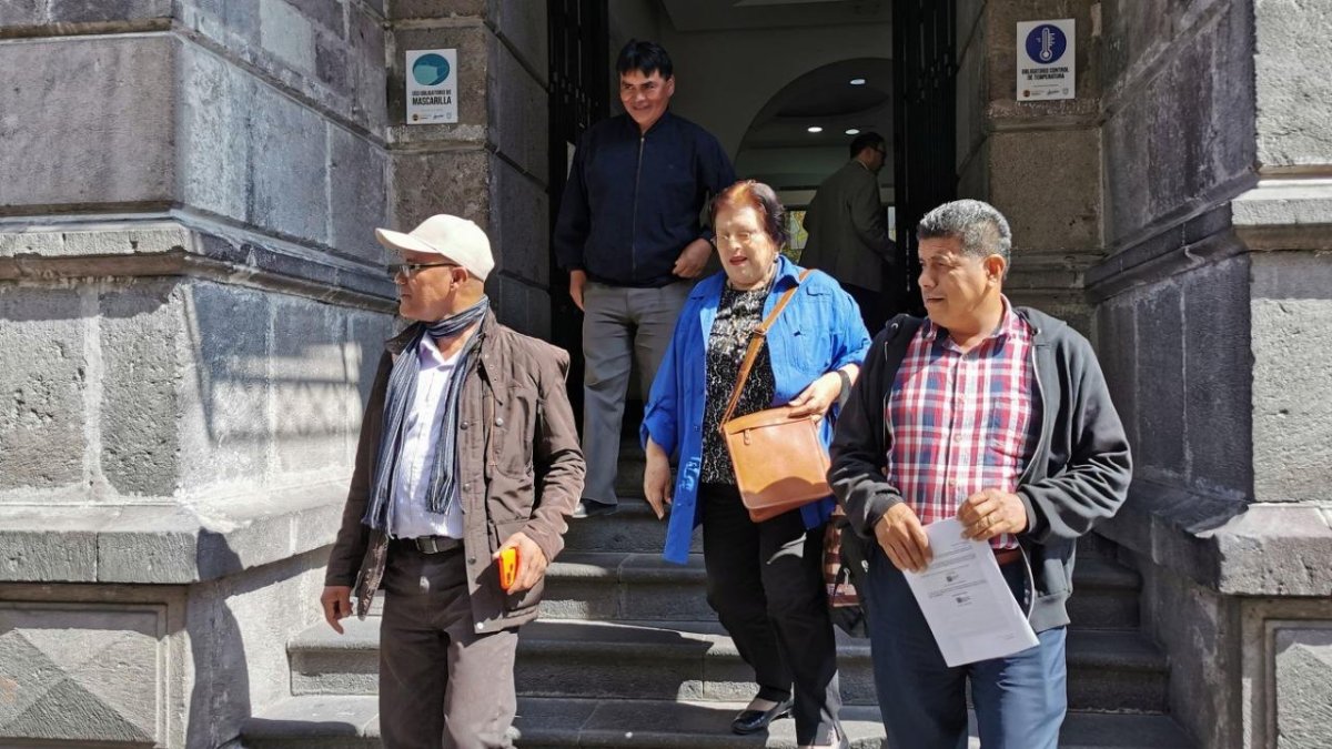 Postura. Espinosa fue el dirigente que se negaba a firmar el acuerdo para poner fin a las movilizaciones de junio.