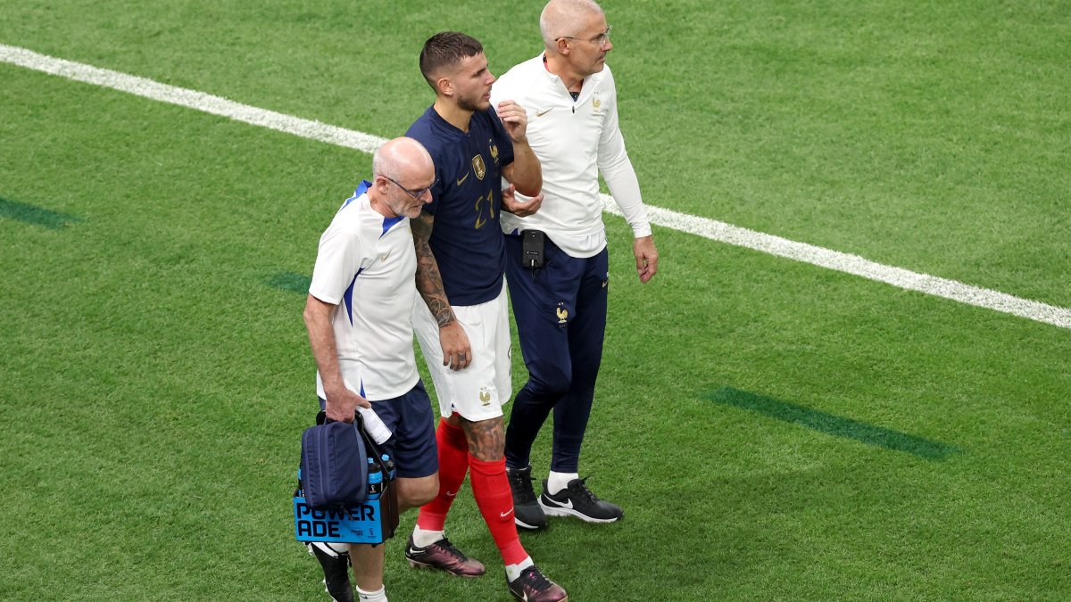 Lucas Hernández, lateral del Bayern Múnich e internacional con Francia se lesionó.