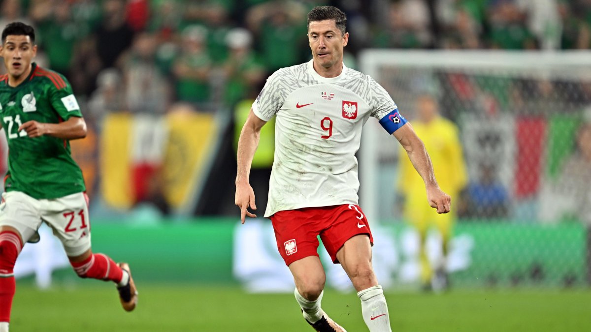 Robert Lewandowski, delantero del Barcelona e internacional con Polonia.