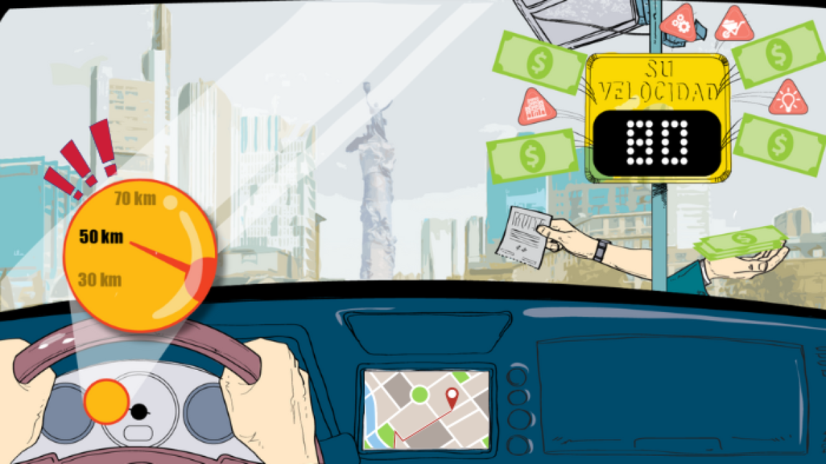 Ilustración para referenciar quejas de los conductores que aseguran haber sido perjudicados por 