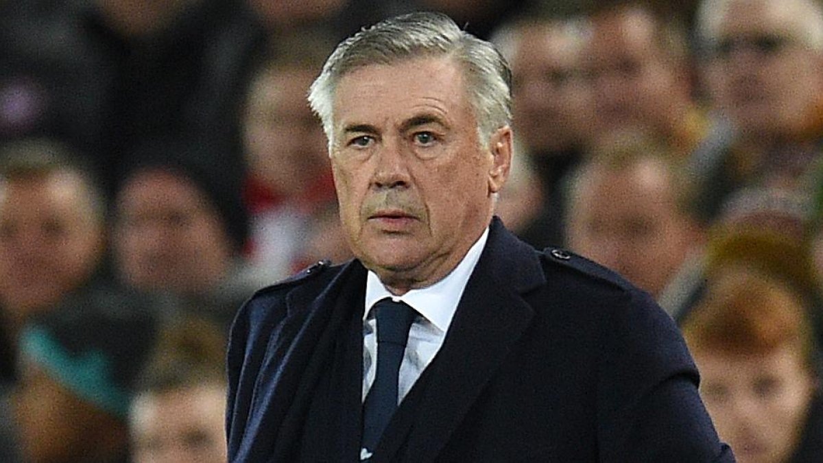 Carlo Ancelotti, entrenador de Real Madrid.