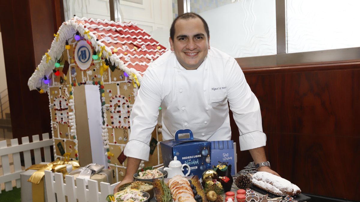 Miguel Ponce evoca los sabores navideños de su infancia con su experiencia en la gastronomía.
