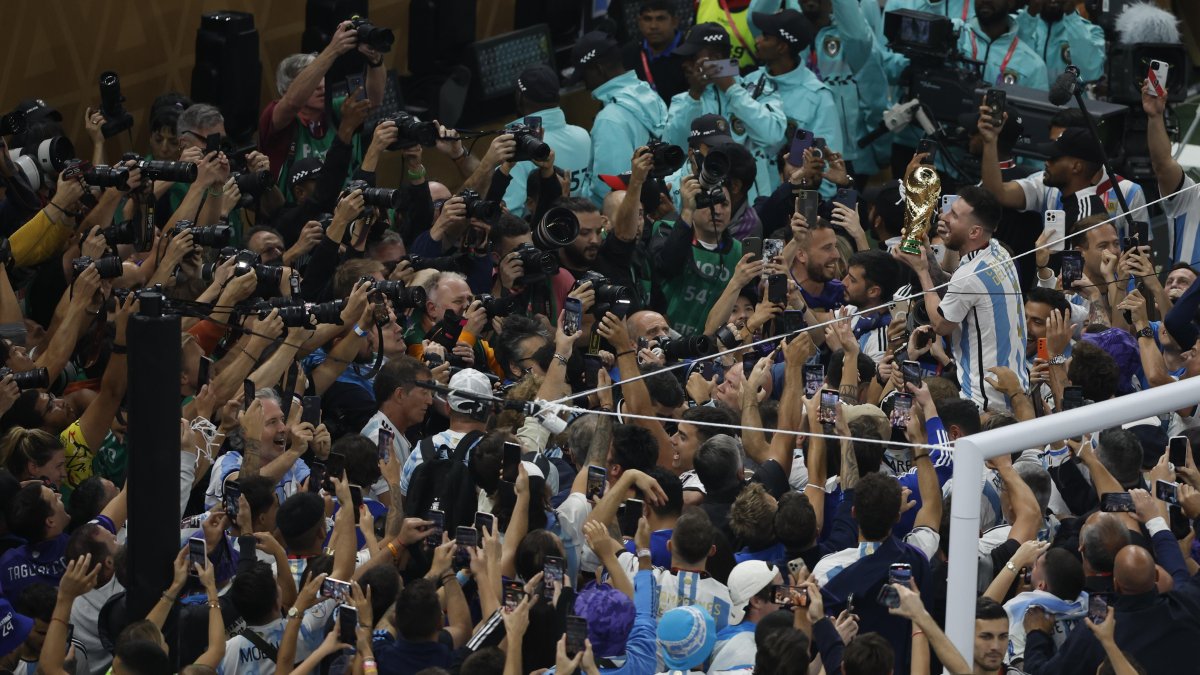 El capitán de la selección argentina de fútbol, Lionel Messi