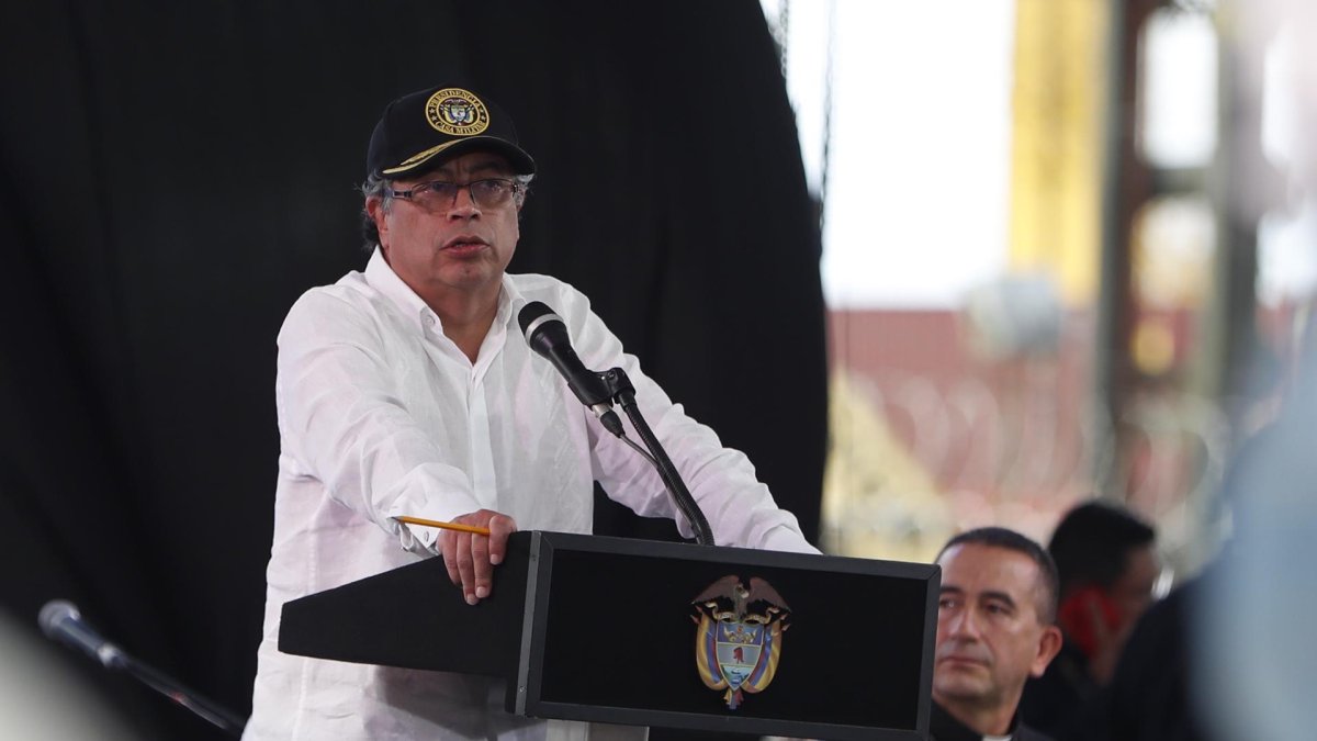 Fotografía de archivo del presidente de Colombia, Gustavo Petro.