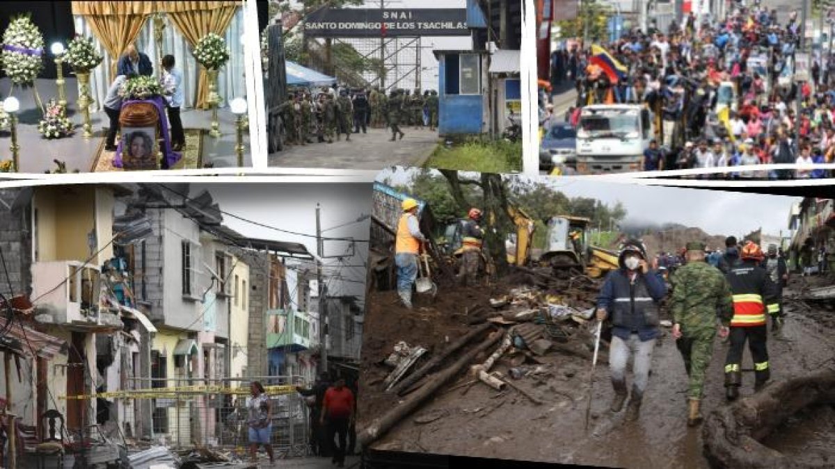 Imágenes de los hechos que más impactaron al Ecuador durante este 2022.