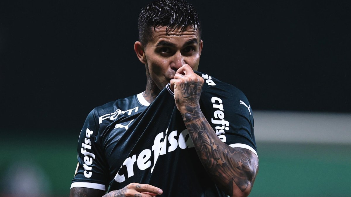 Dudu fue el futbolistas que más partidos disputó en la temporada 2022 en Palmeiras.