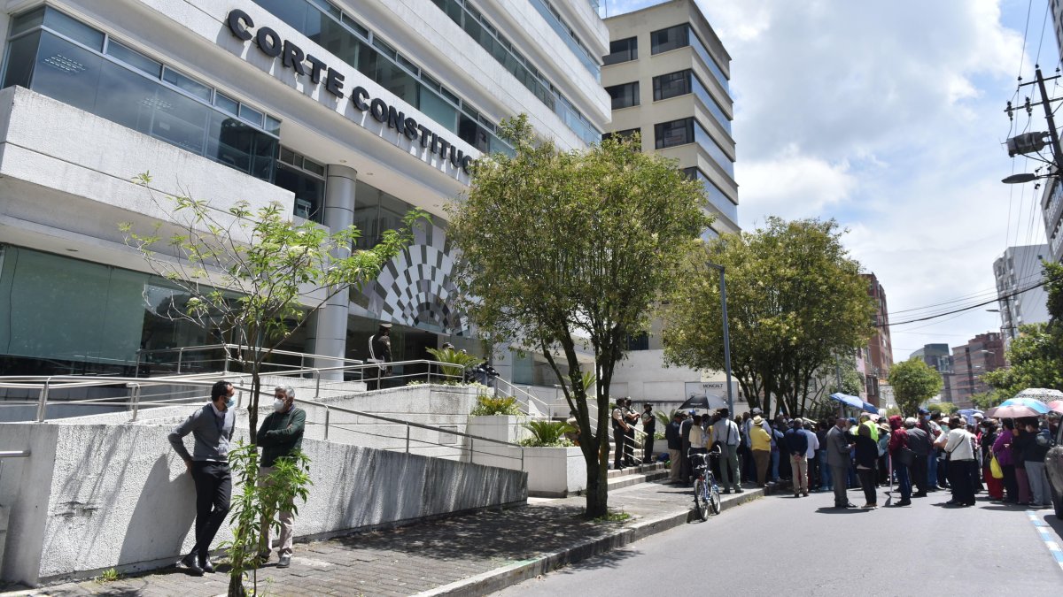 Fotografía referencial del edificio de la Corte Constitucional.
