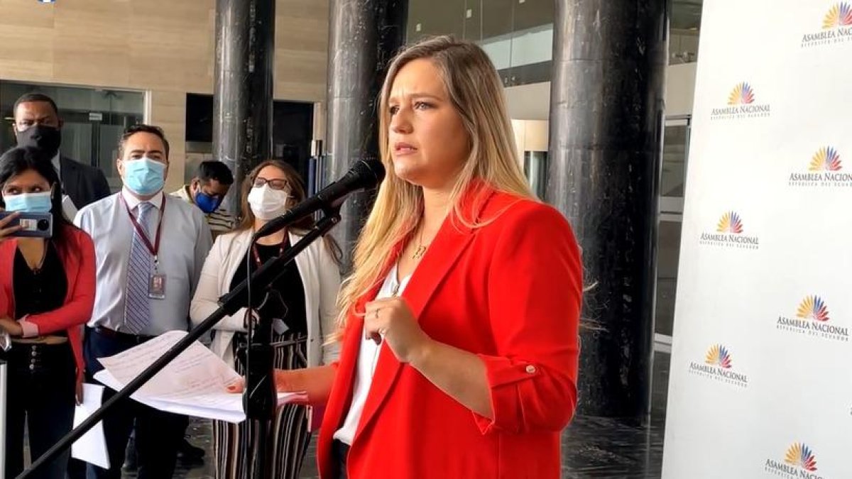 La vicepresidenta de la comisión de Fiscalización de la Asamblea Nacional e integrante del movimiento oficialista CREO, Ana Belén Cordero responde sobre las acciones del gobierno.