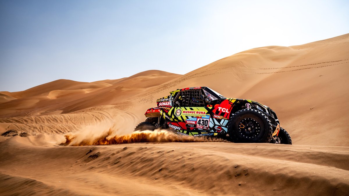 El tricolor superó ayer ya los 4.000 kilómetros desde el inicio del rally.