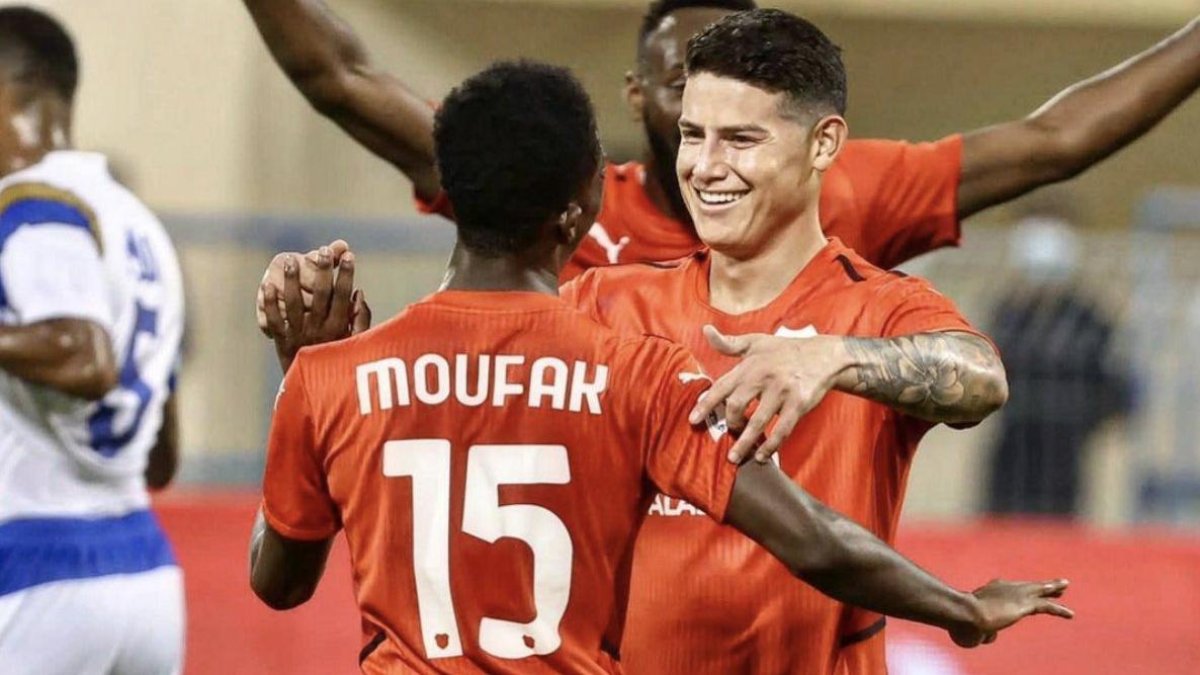 James Rodríguez sigue elevando su nivel en el Olympiacos.