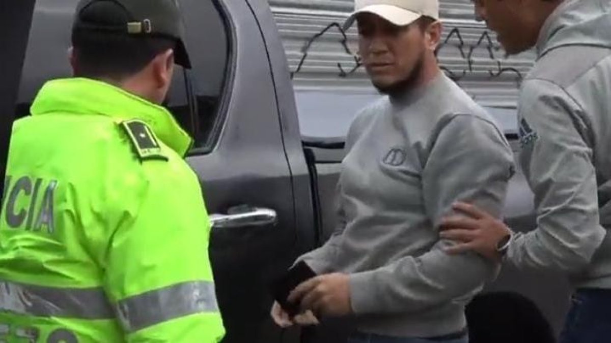 Captura. Alias El Gato fue capturado con la ayuda de las fuerzas de seguridad de Colombia esta mañana.