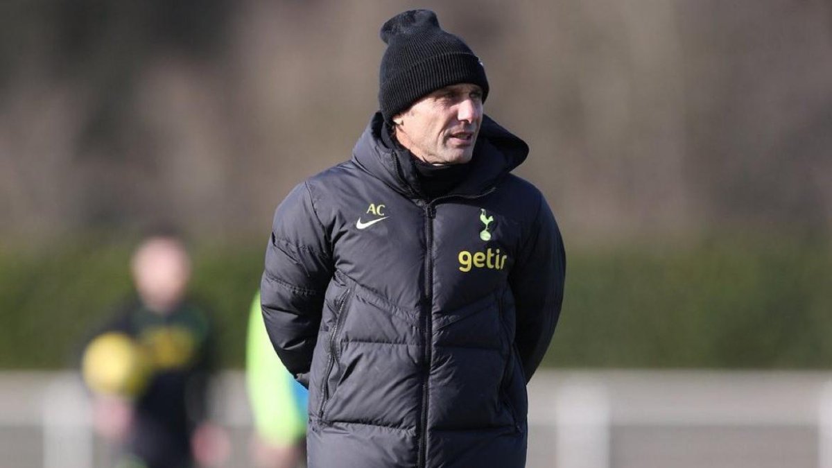 Antonio Conte, entrenador del Tottenham.