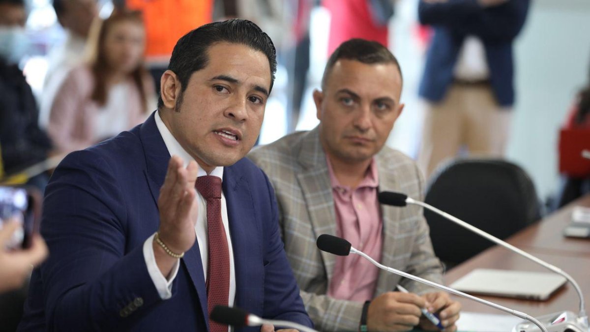 Escena. Aleaga en su intervención ante la Comisión ‘El Gran Padrino’.