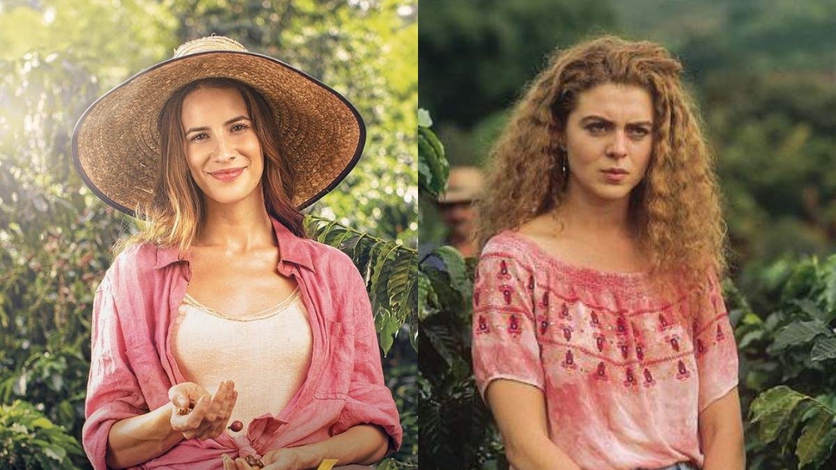 Laura Londono y Margarita Rosa de Francisco quienes interpretaron Gaviota en café con aroma de mujer.