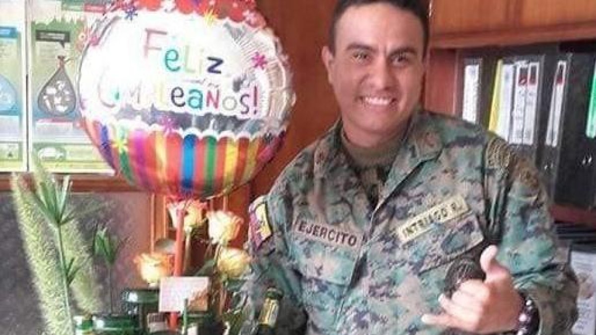 Ronny Intriago Macías, militar asesinado en Esmeraldas