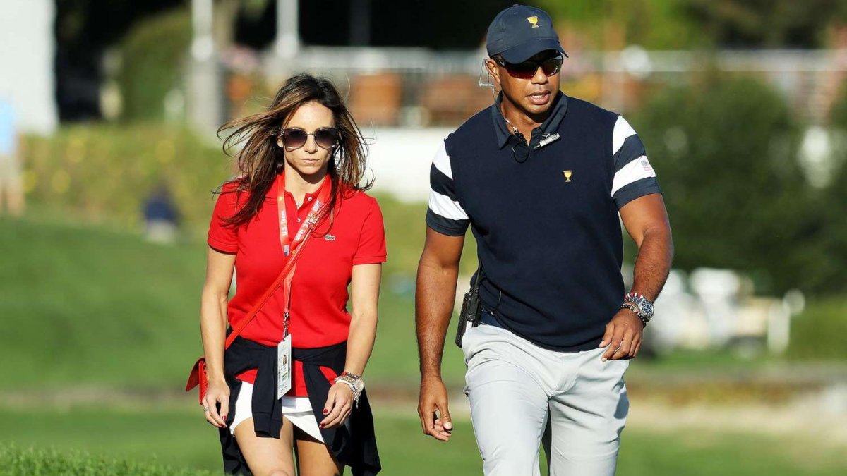 La relación de Erica Herman y Tiger Woods comenzó en 2017.