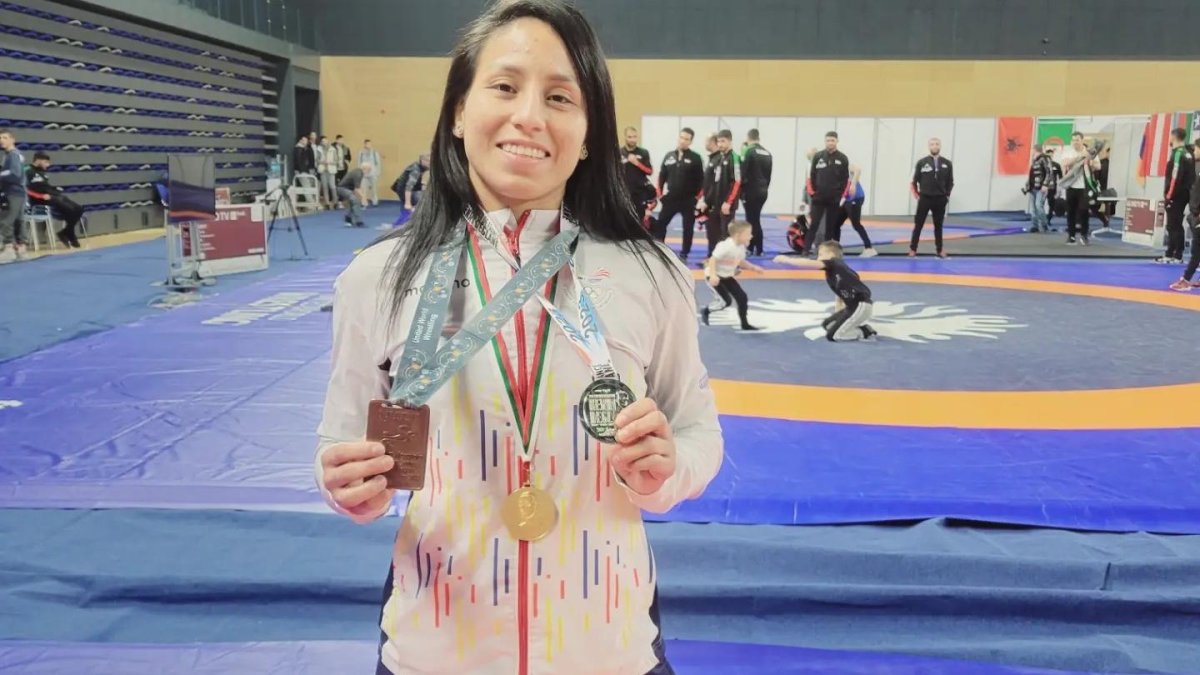 No fue sino hasta en Bulgaria donde Luisa se colgó el oro en su categoría. Fueron 4 torneos y tres medallas.