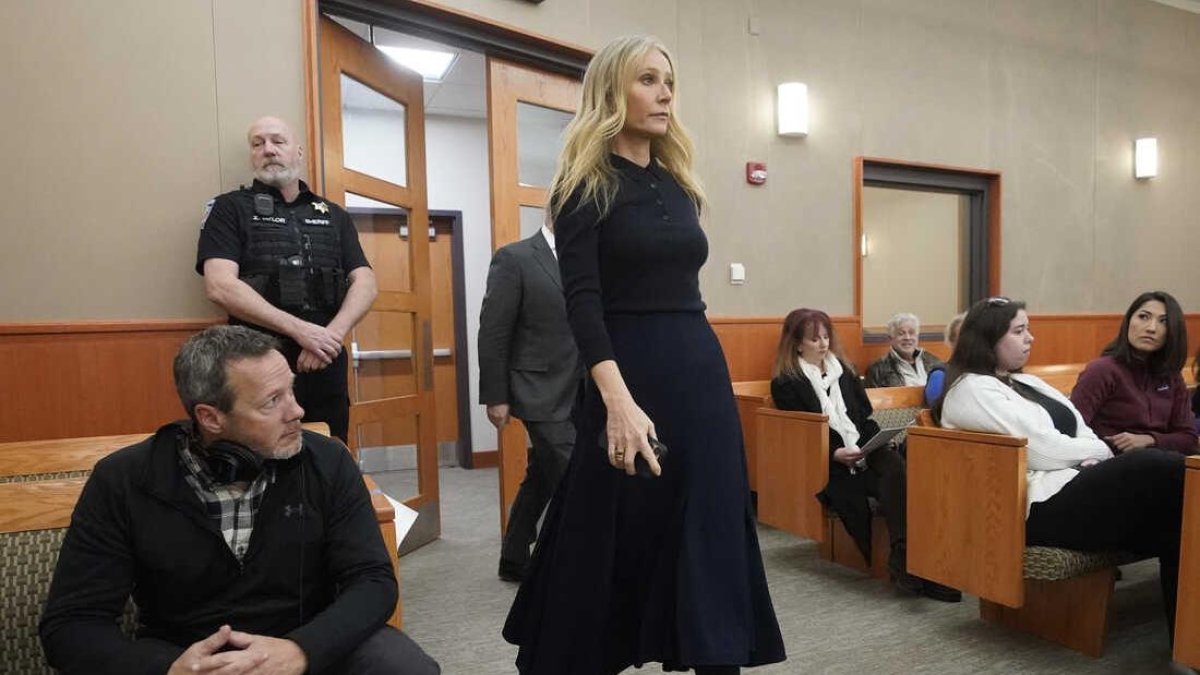 Gwyneth Paltrow durante el juicio que le ha ocasionado dolores de cabeza.