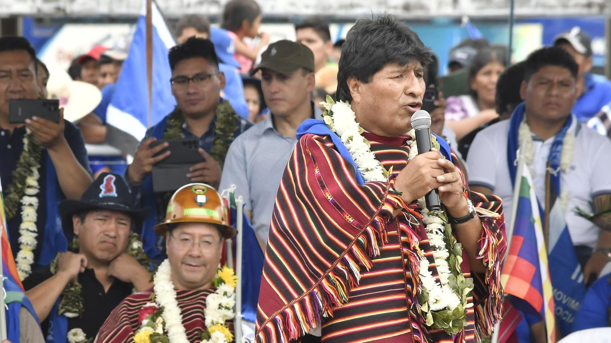 Fotografía de archivo del expresidente de Bolivia, Evo Morales.